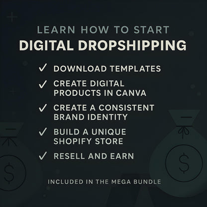 Shopify Digital Dropshipping Mega Bundle