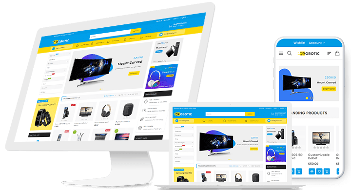 Shopify electronics store responsive