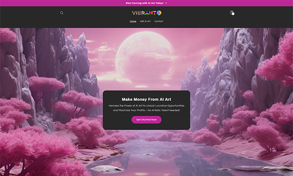 Vibrant AI Art